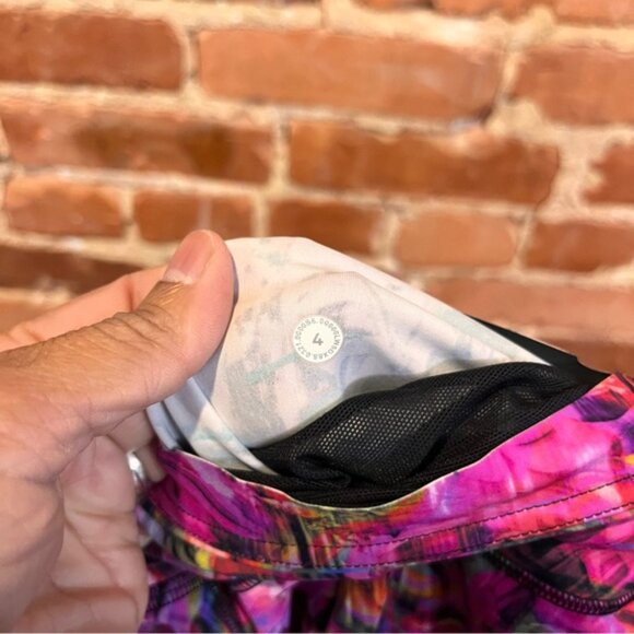 Lululemon Base Pace High-Rise Tight 28" Hyper Flow Pink Multi Size 4 - Picture 5 of 5